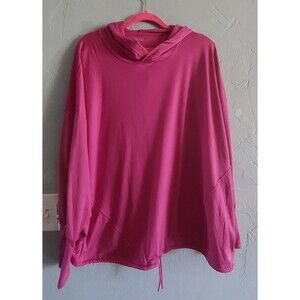 Zelos Sweater Women's Size 2X Hoodie, Polyester Spandex, 25 Inch Of Armp To Armp